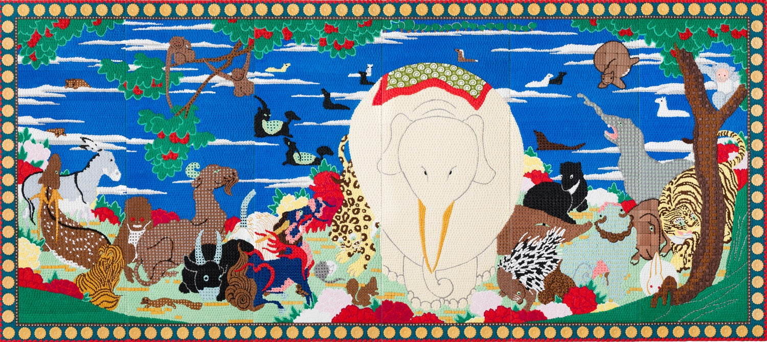 “本物そっくり”スイーツデコアート「渡辺おさむ展 花鳥風月」が大丸東京店で、若冲・北斎の名作を再構築|写真1