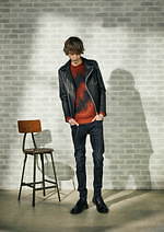Lounge Lizard ラウンジリザード レザーボストンバッグ 黒 タグ有り Lounge Lizard ラウンジリザード レザーボストンバッグ 黒 タグ
