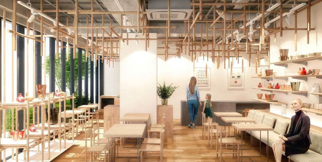 イッタラ“カフェ併設”の新ストアが東京・表参道に、隈研吾デザインの店内で北欧料理を提供｜写真3