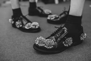 レア　ノワール ケイ ニノミヤ×チャーチ　20Aw コラボシューズ noirchurchs-20aw-BACKSTAGE-