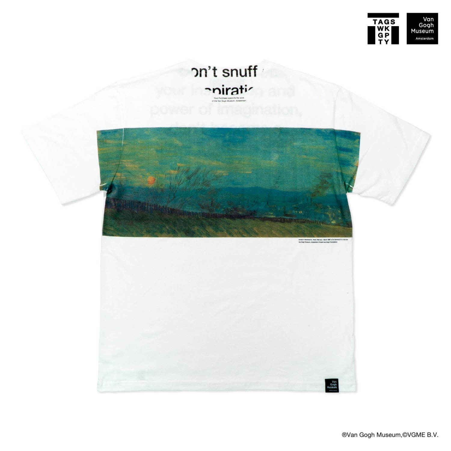 Sunset in Montmartre Tシャツ 13,000円+税