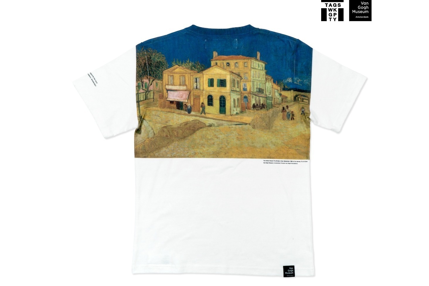 ゴッホの絵画“大胆プリント”のTシャツやトート、タグスワーキング