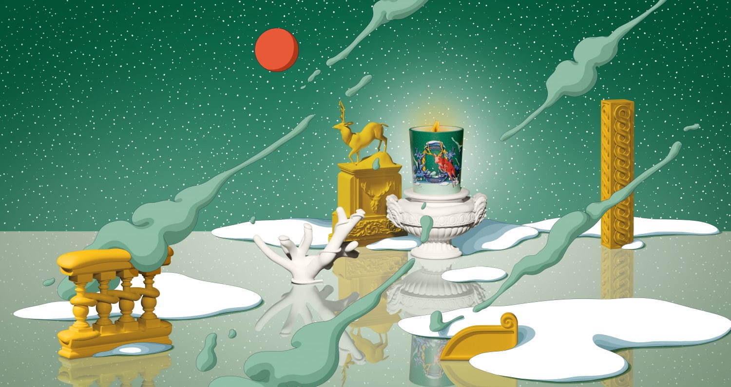 ディプティックのクリスマス“ライオン・白鳥・鹿”のおとぎ話キャンドル、アドベントカレンダーも｜写真34