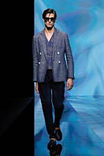 ジョルジオ アルマーニ 2021年春夏メンズコレクション、柔らかくも凛とした佇まい｜写真30