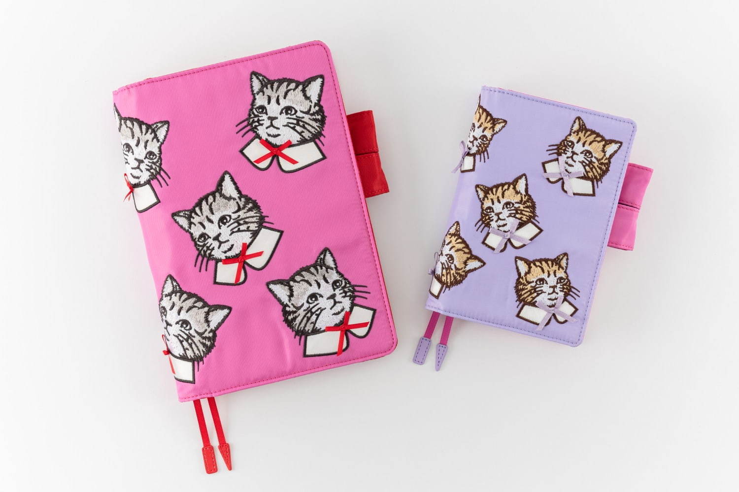 ほぼ日手帳 Hobonichi Techo Candy Stripper キャンディストリッパー SPRUCED UP CAT キャット 手帳カバー A5 パープル系【極上美品】