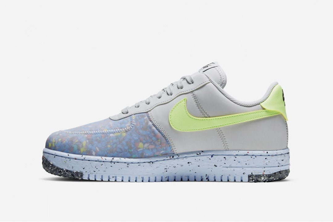 エアフォース1｜ナイキ新作スニーカー「ナイキ エア フォース 1 クレーター」“星”のような模様の再生素材ソール