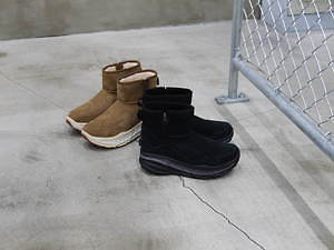 UGG CA805 Classic Weather Black Suede Waterproof Snow Boots