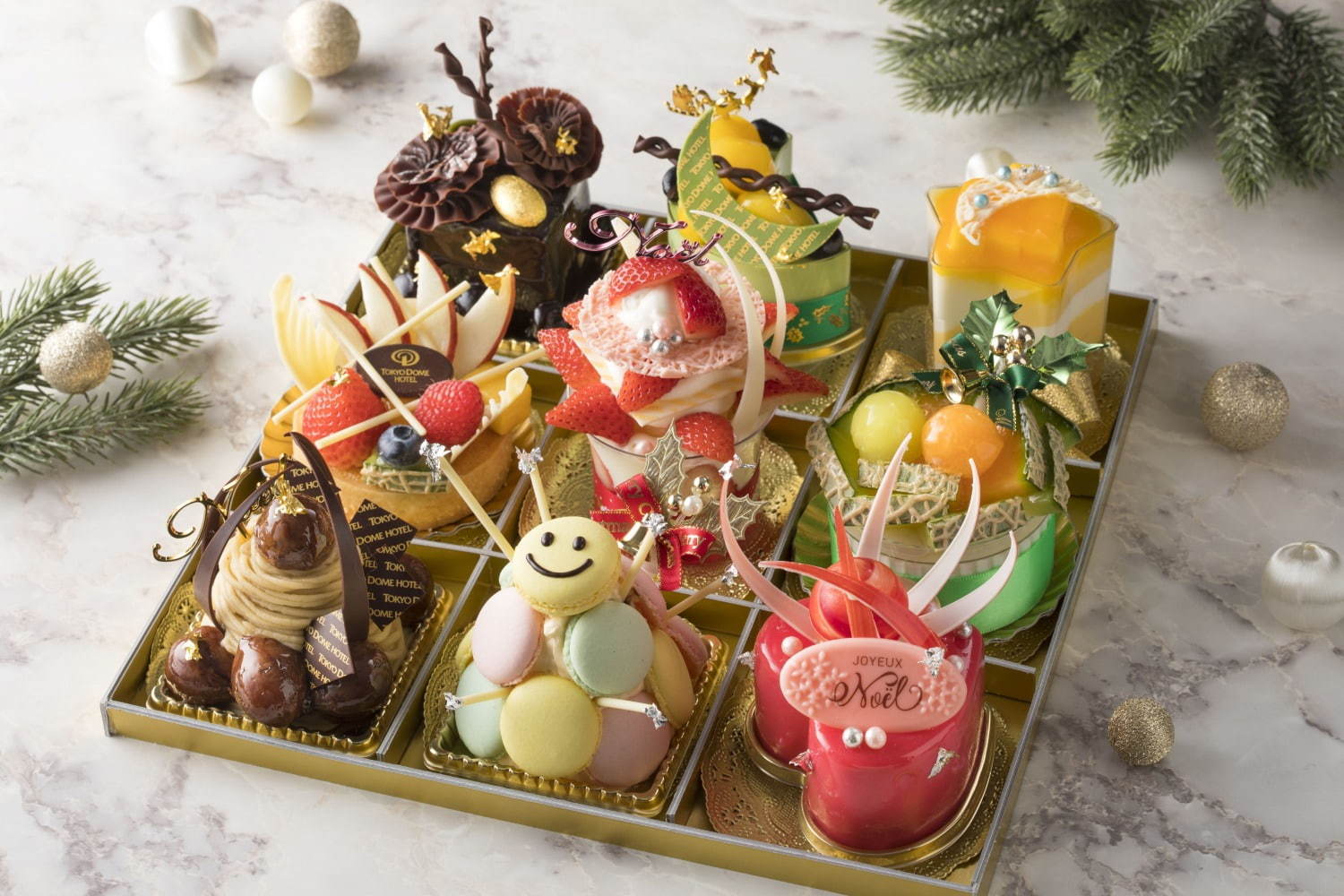 東京ドームホテルのクリスマス 9種のケーキ詰め合わせボックスや人気 ドーム型 ショートケーキなど ファッションプレス 東京ドームホテルのクリスマス 9種のケーキ詰め合わせボックスや人気 ドーム型 ショートケーキなど ファッションプレス