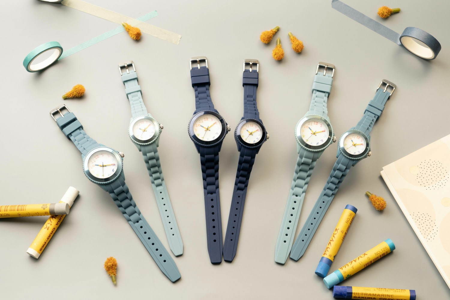 「サクラクレパス」腕時計に秋冬新カラー13色、ブルーや人気No.1パープルなど多彩な展開に｜写真6