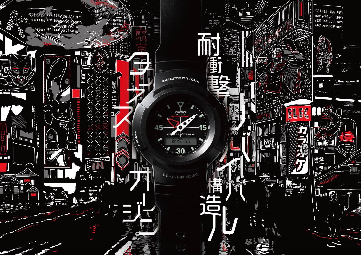 ジーショック(G-SHOCK), カシオ(Casio) AW-500｜写真7