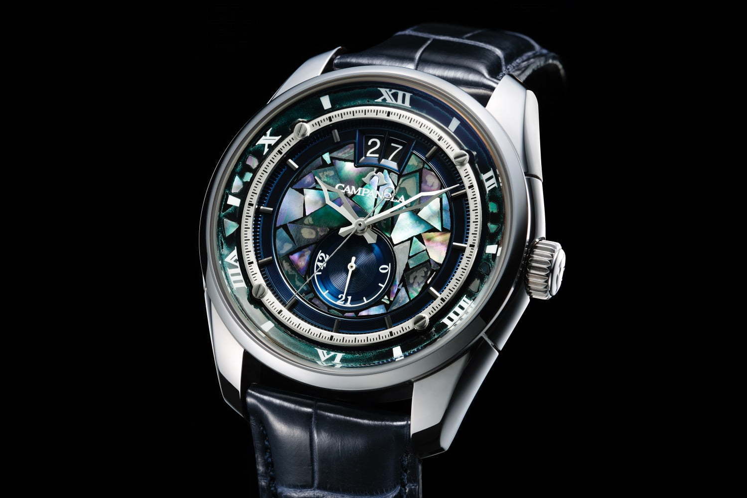 日本文化｜カンパノラ“彪(ひょう)文様”や“万華鏡の光”を表現したウオッチ、伝統工芸・会津漆を採用