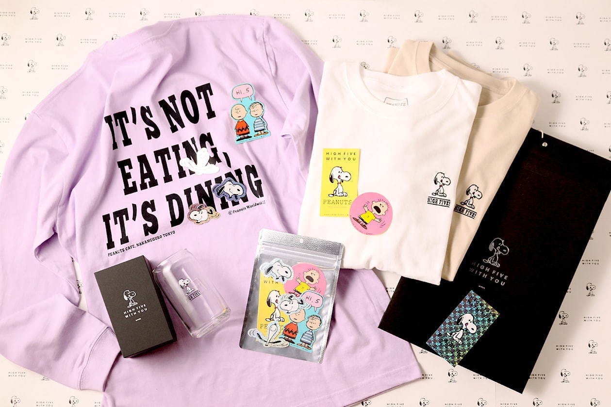 スヌーピーがテーマの「ピーナッツ カフェ」中目黒、5周年を祝したTシャツやドリンク発売｜写真1