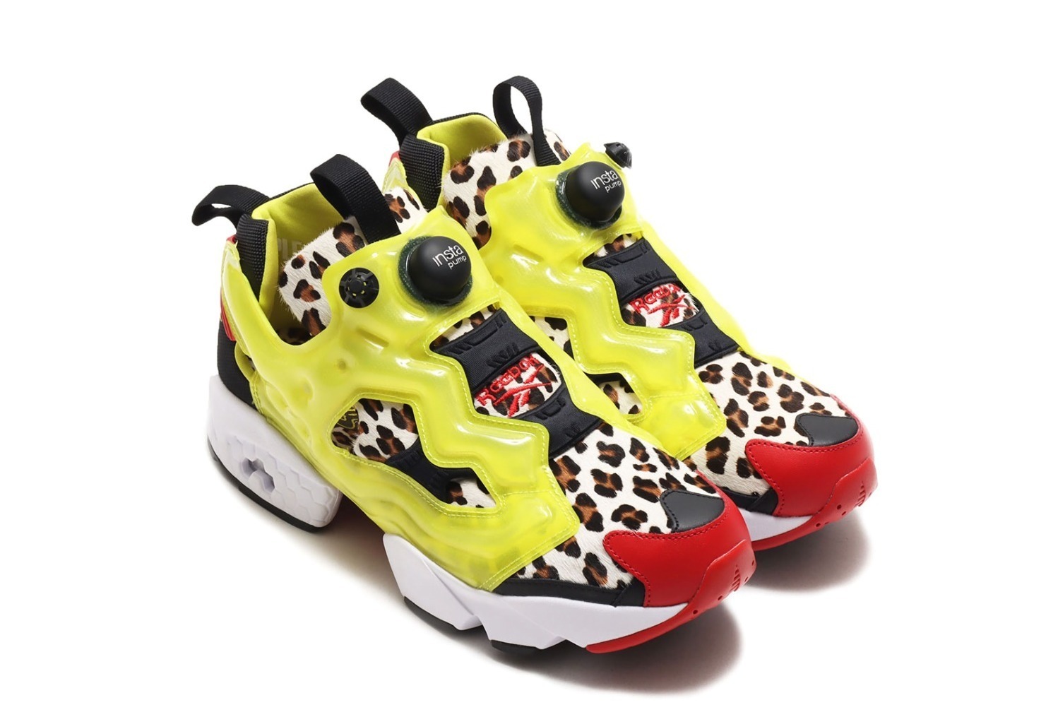 23.5cm 極美品 REEBOK PUMP FURY OG ヒョウ柄 ハラコ