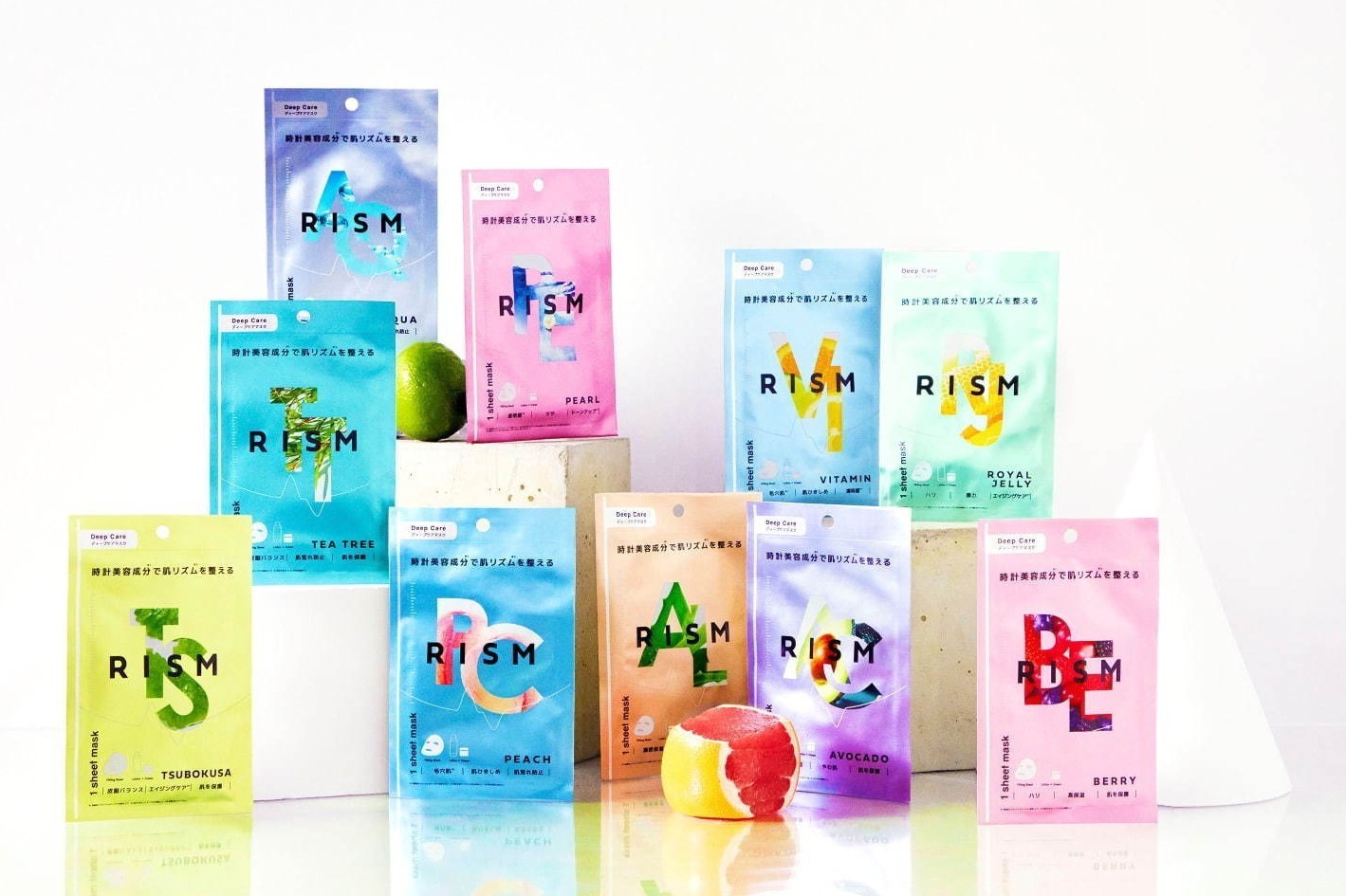 フェイスパック｜新スキンケアブランド「リズム(RISM)」昼と夜の“肌リズム”に着目したシートマスク＆集中美容液