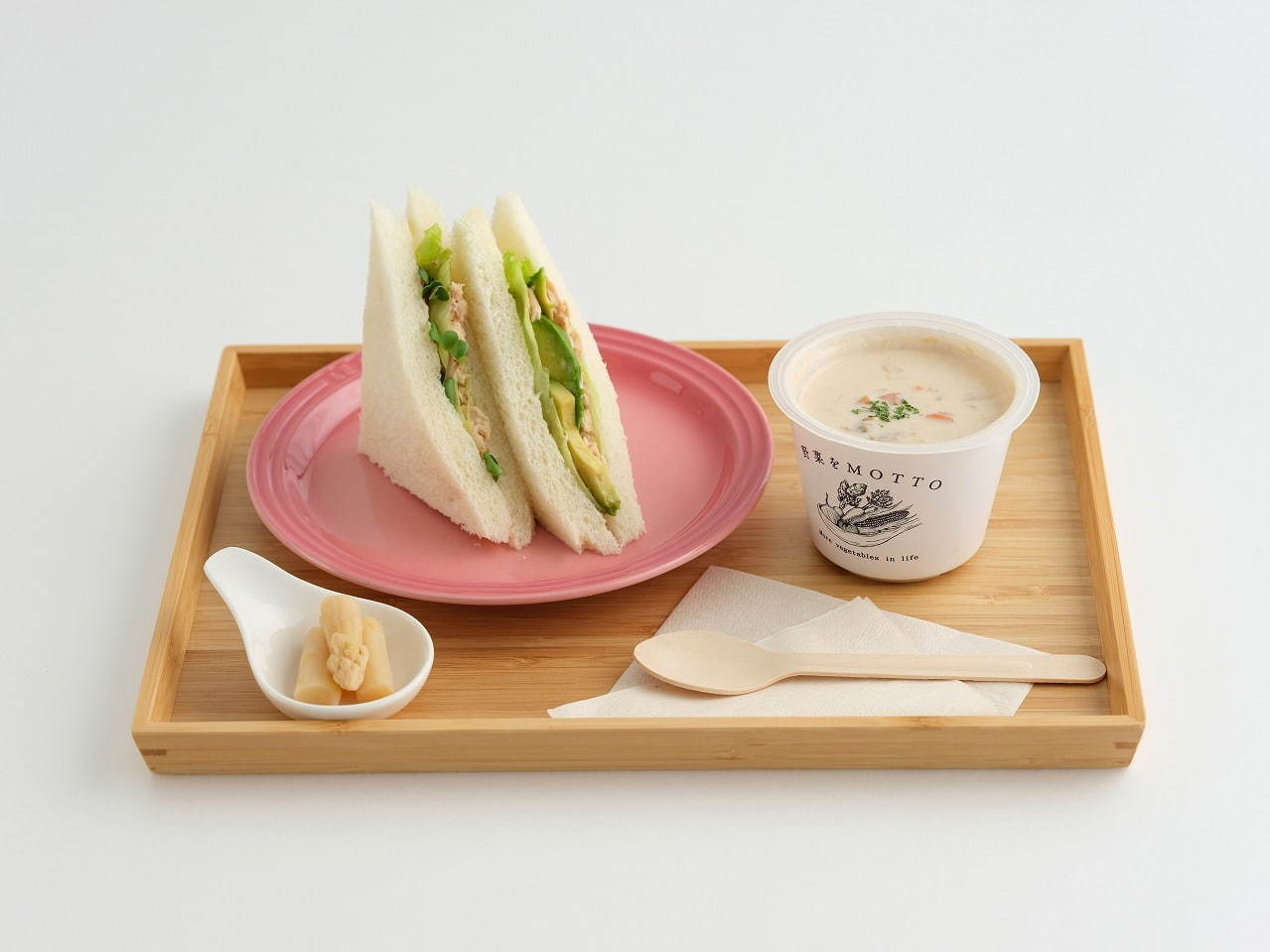 ＜サンドイッチハウス メルヘン＞スープサンドイッチセット 1,200円(税込)