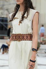 クロエ 2021年春夏コレクション -“コラージュ”で描くフェミニニティ｜写真50