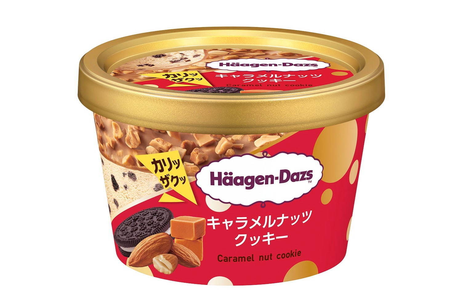 ハーゲンダッツ(Häagen-Dazs) キャラメルナッツクッキー｜写真1