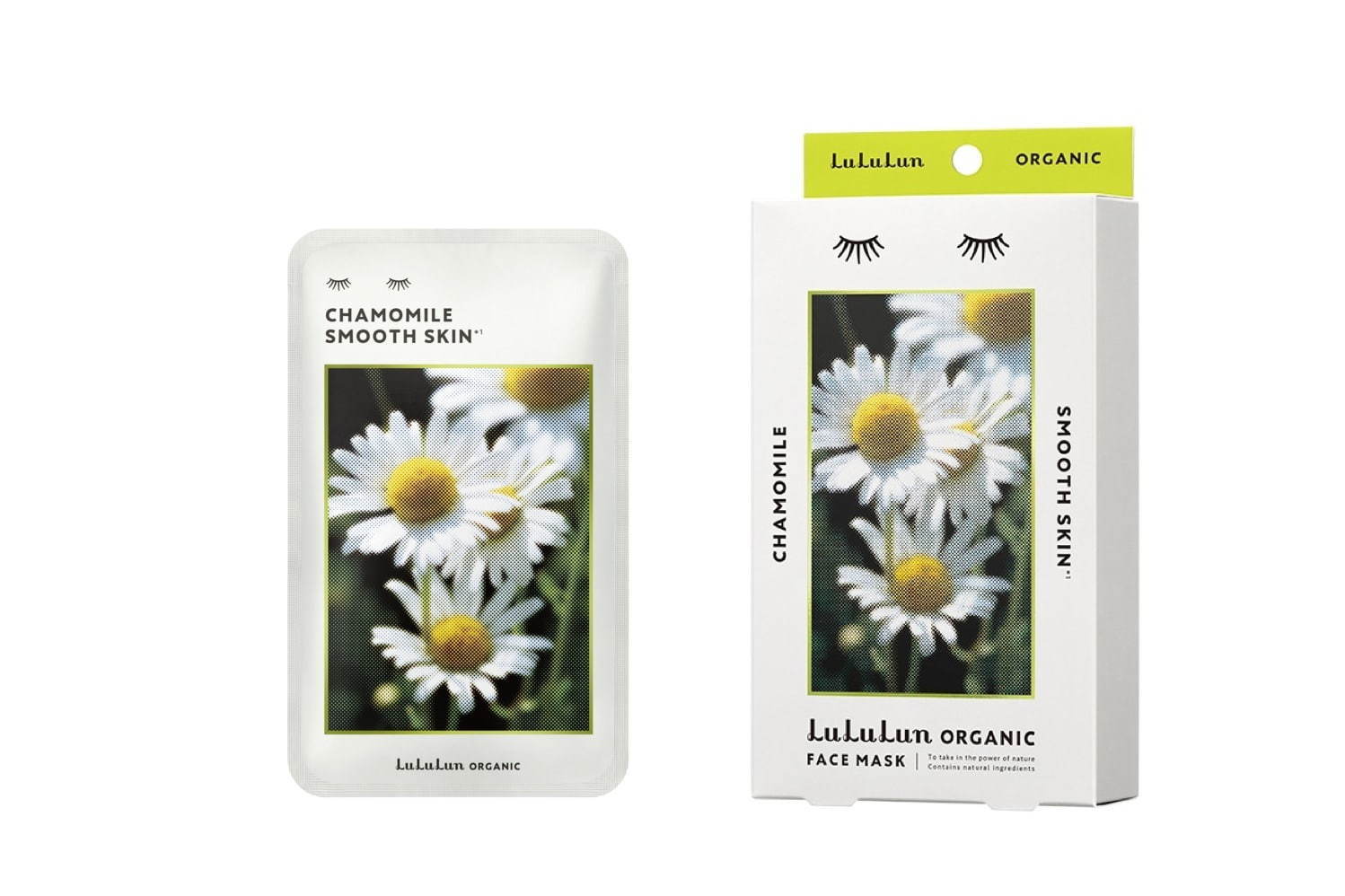 新作入荷!! LuLuLun ルルルン オーガニック ティーツリー フェイスマスク 30枚 ルルルン☆ルルルンオーガニック☆フェイスマスク☆カモミール☆5包入り