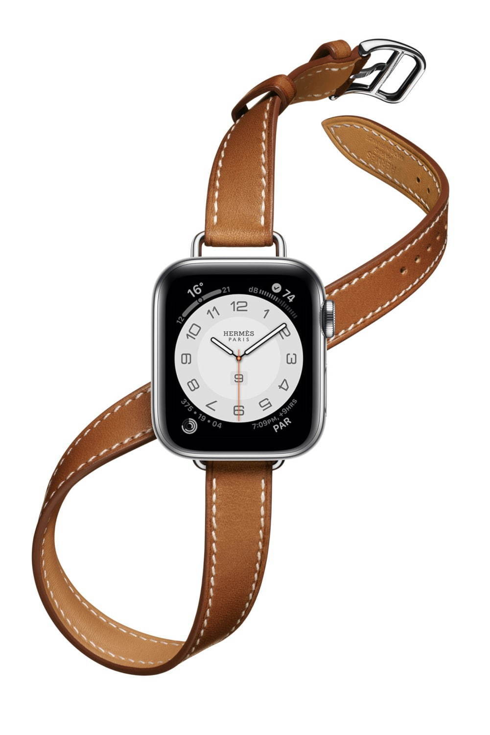 1020 Apple Watch エルメス バックル ブラウン HERMES-