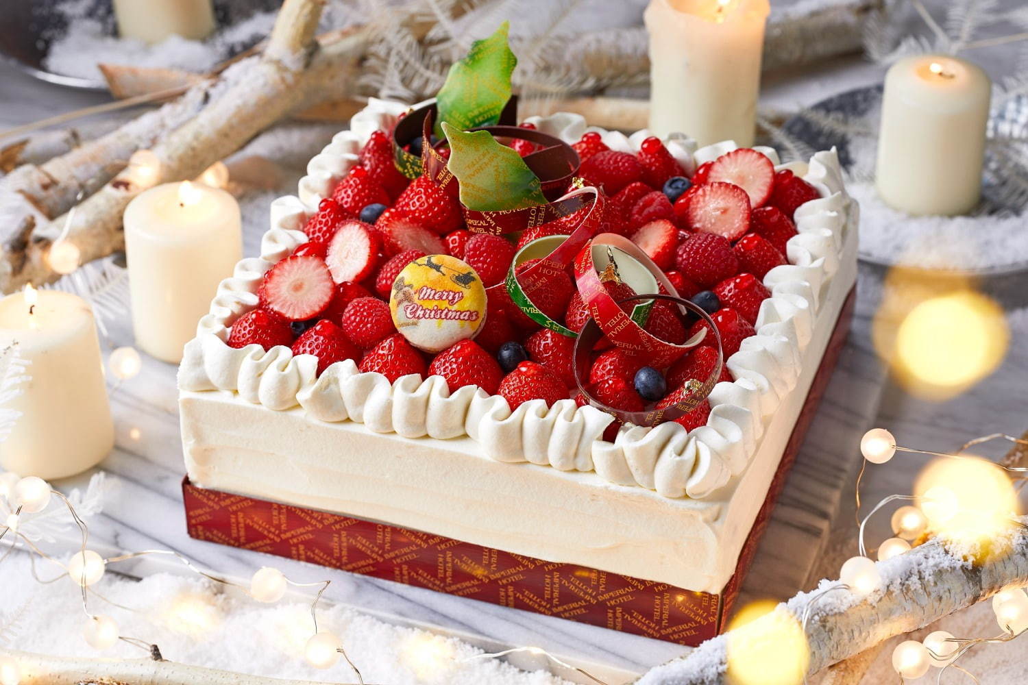 帝国ホテル 東京のクリスマス2020、"森の中"を表現したブッシュ ド ノエルやバラ香るケーキなど｜写真5