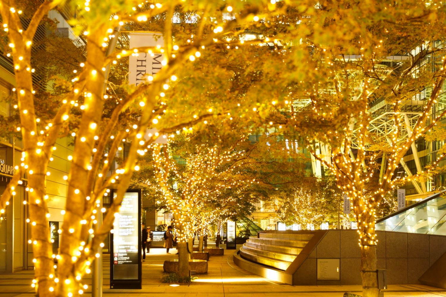 東京ミッドタウン“ゴールド”に輝くイルミネーション2020、“ギフト”が実るクリスマスツリーも｜写真5