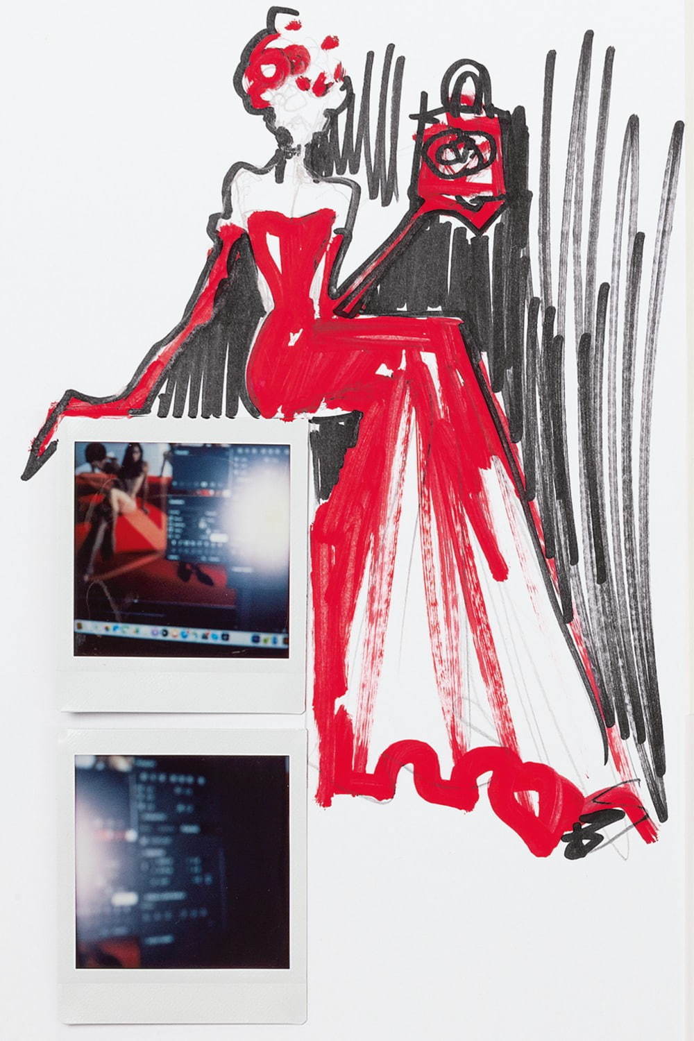 ヴァレンティノから Vロゴ が主役のアート本 Vロゴ シグネチャーを再解釈したイラストや写真を掲載 ファッションプレス