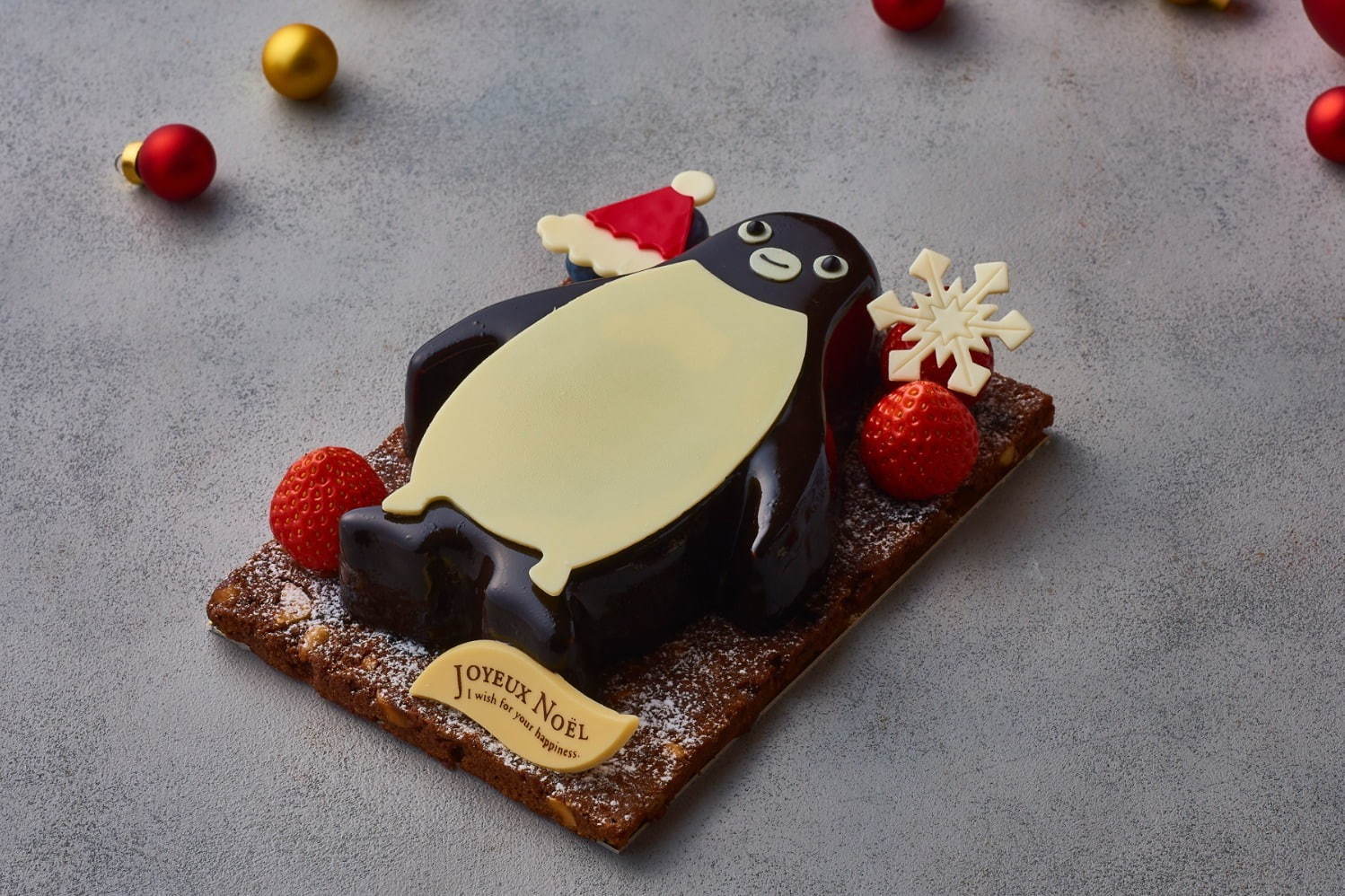 「Suicaのペンギン」クリスマスケーキが池袋ホテルメトロポリタンに、マロン＆カシスのチョコケーキ｜写真4