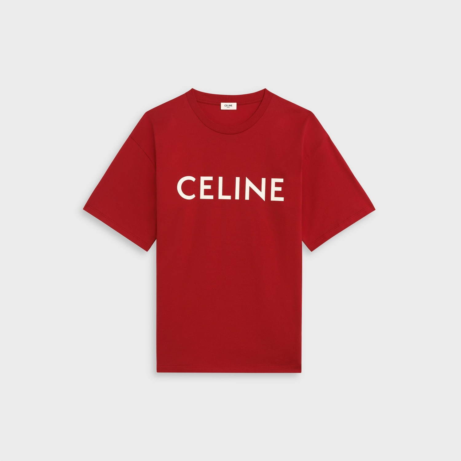 美品 セリーヌ CELINE Tシャツ カットソー ロゴ スタッズ ハトメ