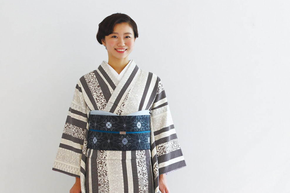 西陣織｜きものやまと20年秋冬新作きもの、鈴虫や草花柄など四季を感じる"洗える和服"