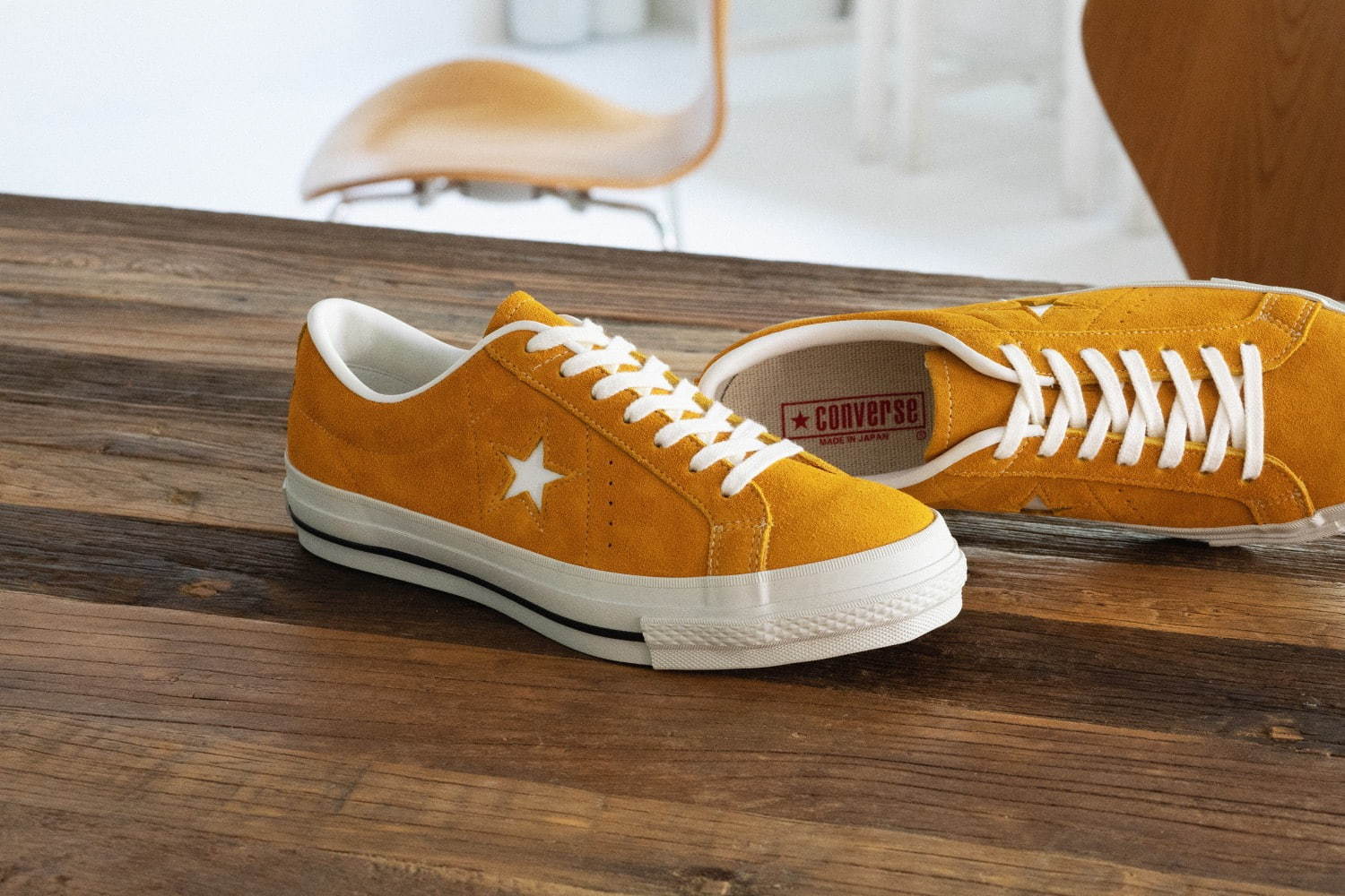 CONVERSE ONE STAR J SUEDE GOLD ワンスター 23 - スニーカー