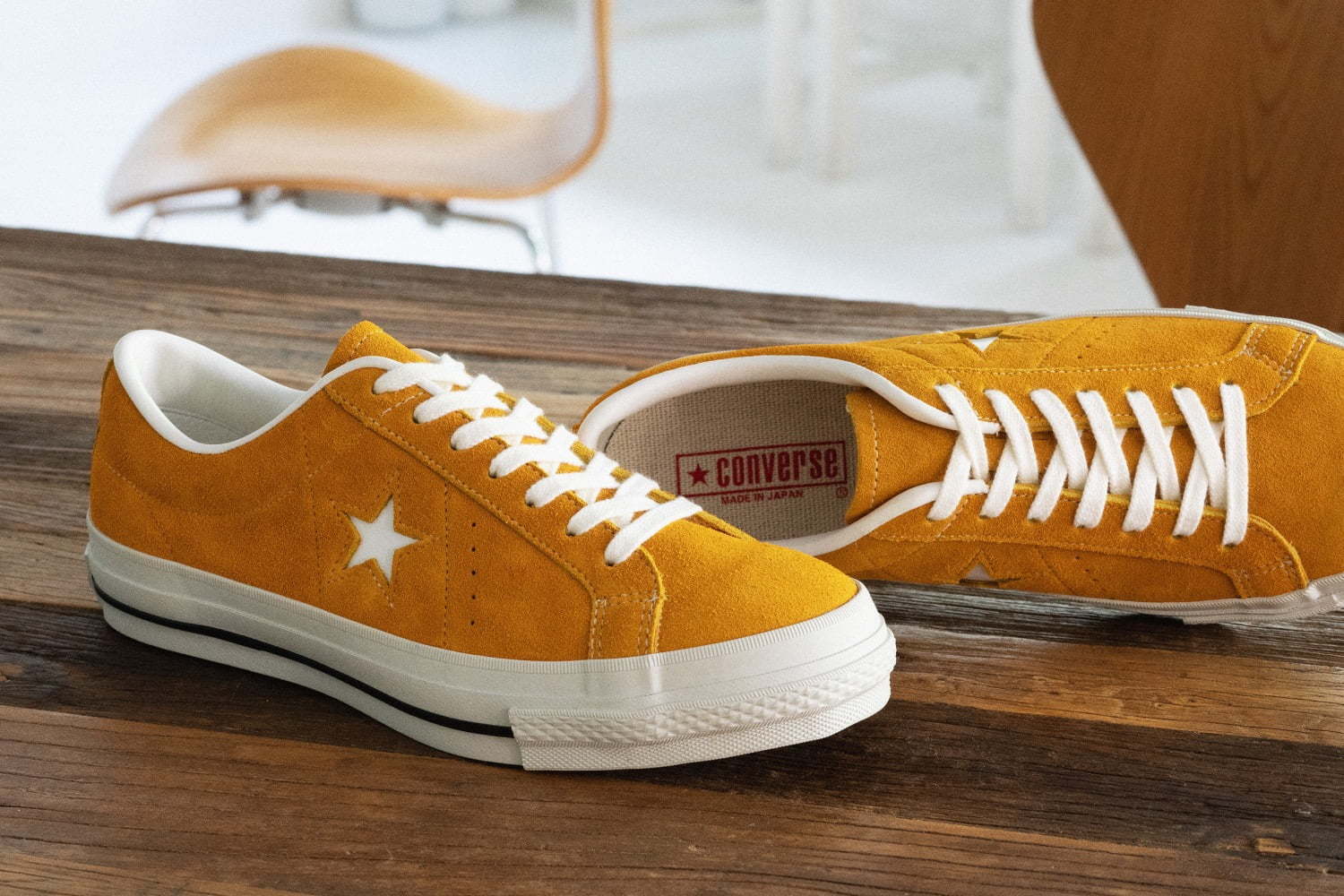 CONVERSE ONE STAR J SUEDE GOLD ワンスター　23