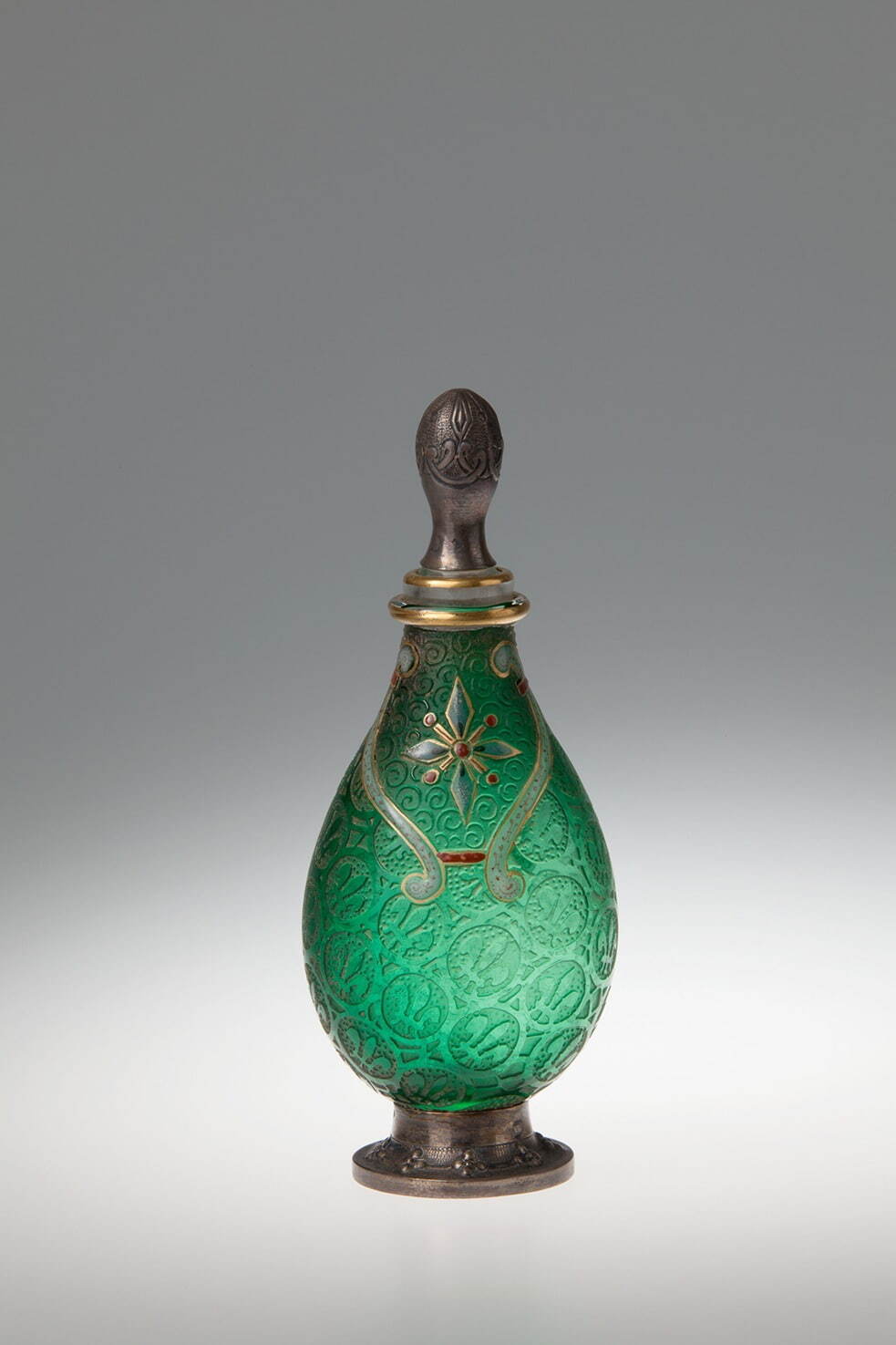 《ドーム兄弟 百合文香水瓶》 1900年頃