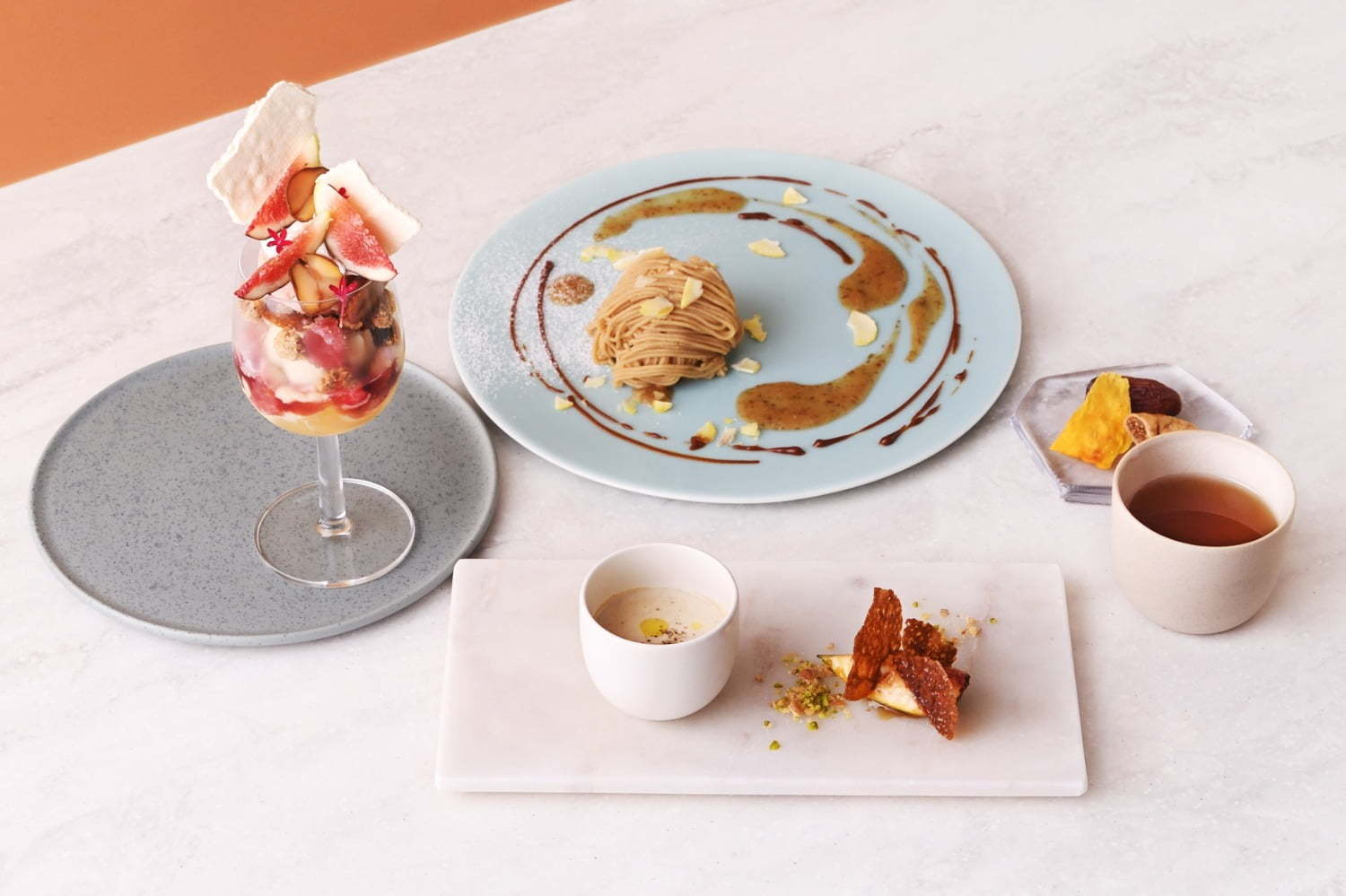 「和栗といちじくのフルコース」