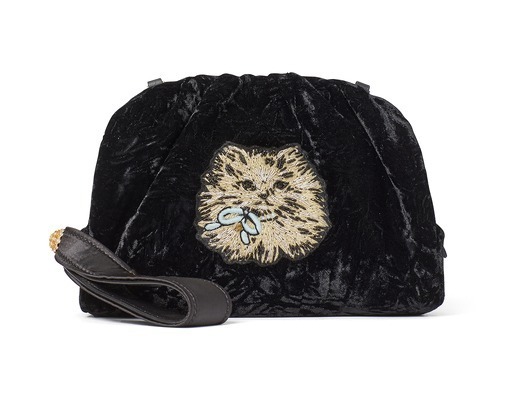 PARTY VELVET CAT CLUTCH  36,000円