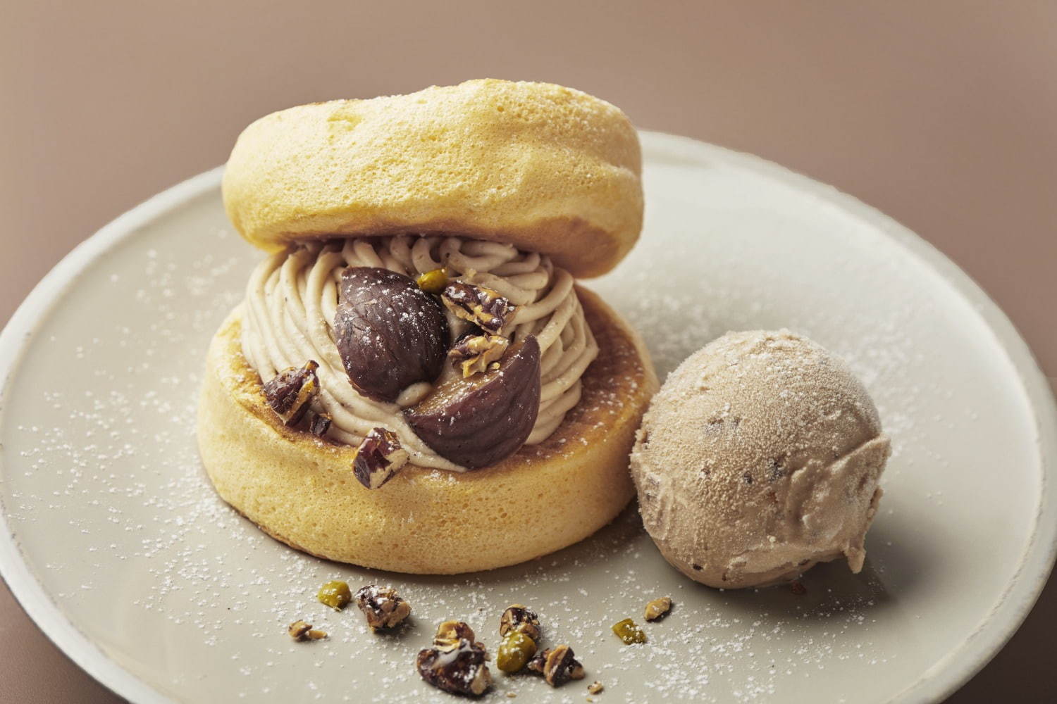 フリッパーズ「奇跡のパンケーキ」限定“ほうじ茶＆栗の