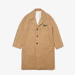 ラコステの新作ウェア - ワニの総柄シャツやアシンメトリーニット、チェック柄コートも｜写真4