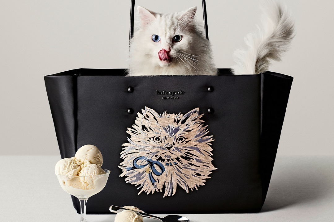 kate spade NEWYORK♠　猫　ネコ　アニマルモチーフバッグ