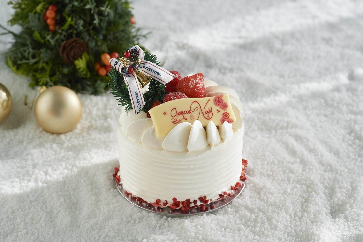 アンダーズ 東京のクリスマスケーキ、“スノードーム”型柚子チョコムースや味比べできるアソートケーキ｜写真3