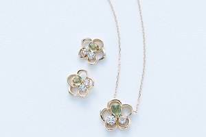 ブルームの新作“花言葉付き”「ハーブ」モチーフアクセサリー、ナチュラルカラーの天然石で香りも表現