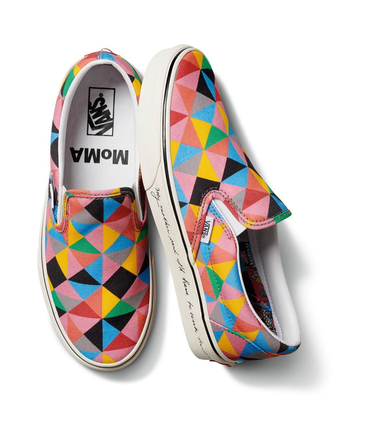 VANS and MoMA クラシック スリッポン フェイス・リンクゴールド(22.5～27.5cm) 9,000円＋税