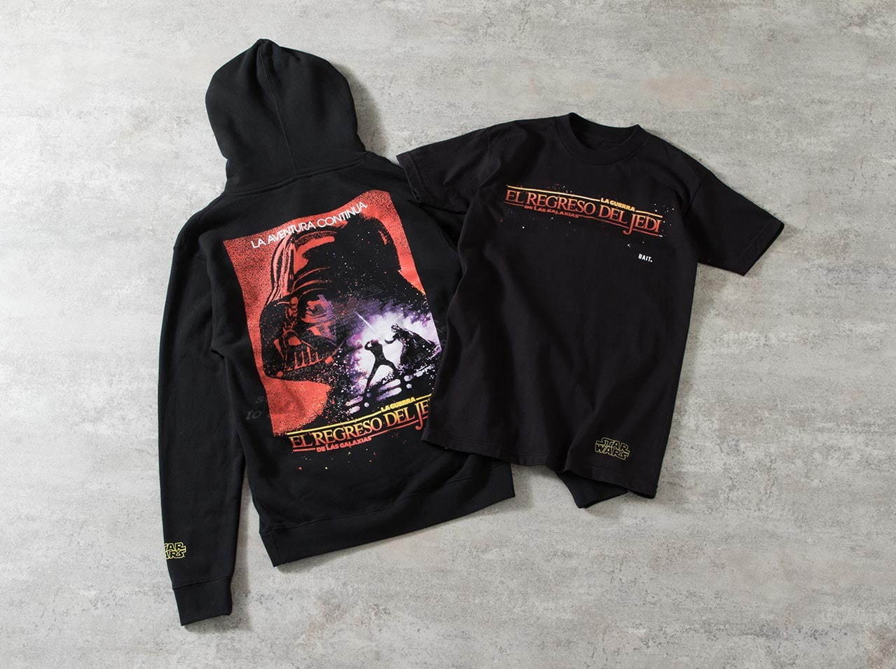 <Star Wars Return of the Jedi width="1279" height="955"> BAIT Men Spanish Tee 5,800円＋税
<Star Wars Return of the Jedi> BAIT Men Spanish Hoody 14,500円＋税