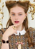 Q-pot.クリスマスアクセサリー、テディベアクッキーのネックレス＆ハートホイップマカロンのチャーム｜写真5