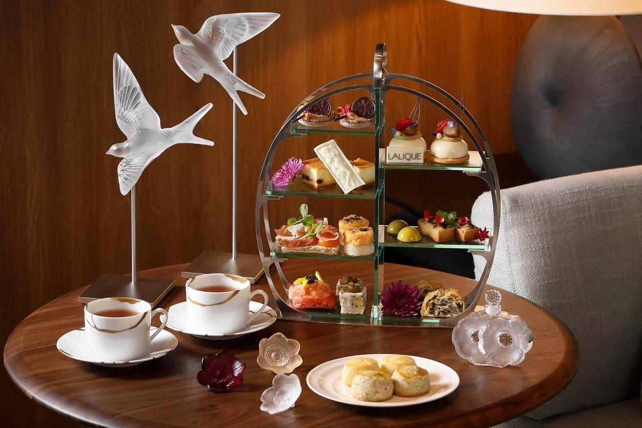 ラリックとのコラボアフタヌーンティー“自然”感じるスイーツ＆セイボリー、JWマリオット・ホテル奈良で