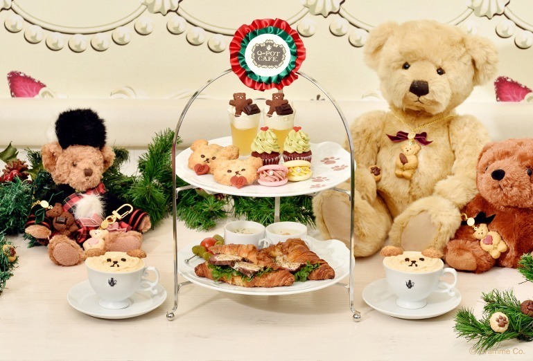Q-pot CAFE.のクリスマス、“クマ”のクッキーを飾ったアフタヌーンティーやスイーツプレート｜写真6