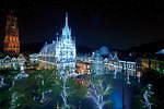 ハウステンボスで冬イルミネーション「光の王国」ベルギーの古都を再現したクリスマスタウンも