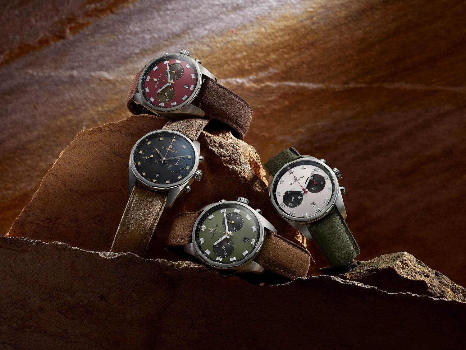 ファーブル・ルーバのアイコン腕時計に“ドレッシー”な新作、艶やか文字盤×スエードストラップ｜写真1