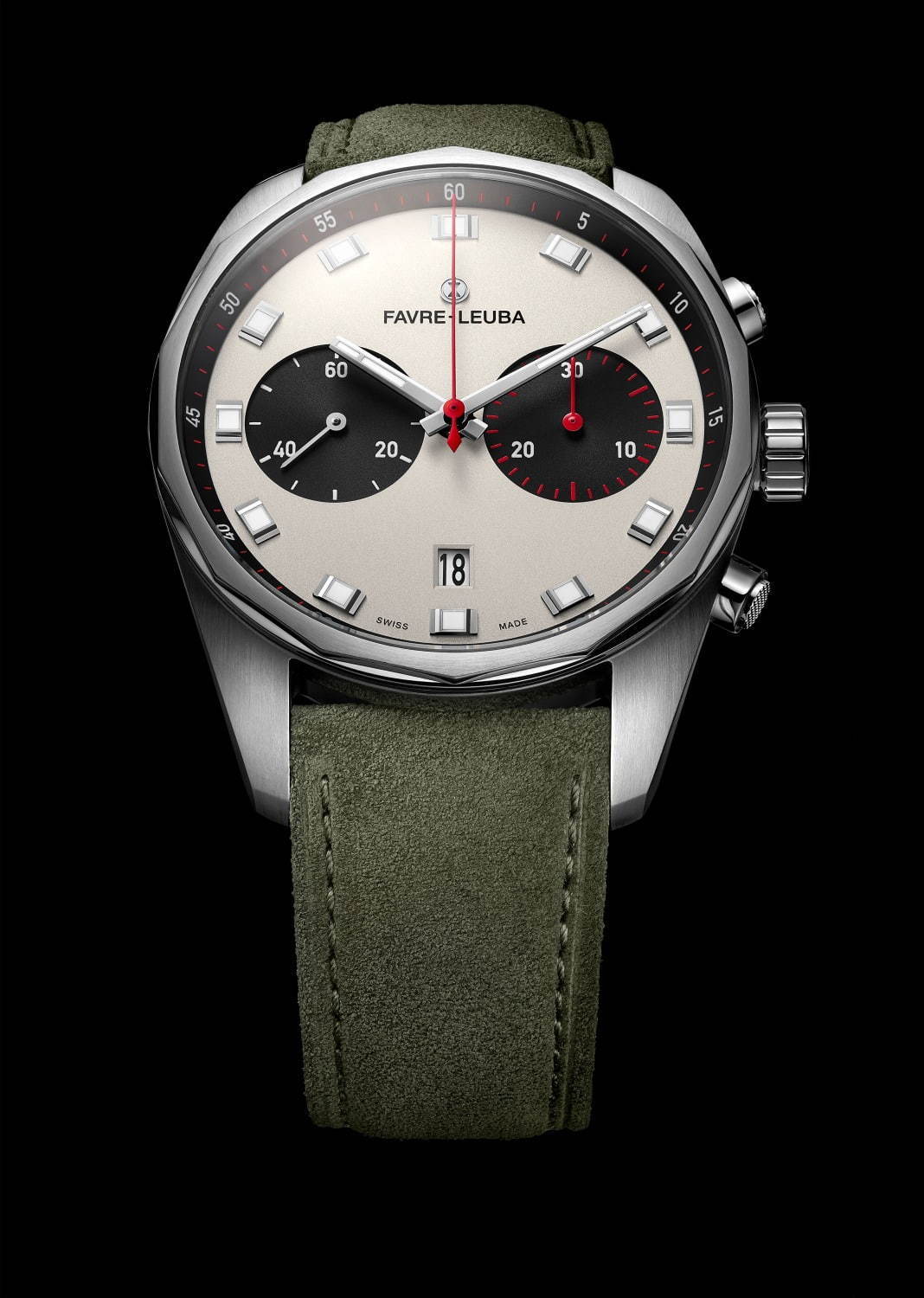ファーブル・ルーバのアイコン腕時計に“ドレッシー”な新作、艶やか文字盤×スエードストラップ｜写真8