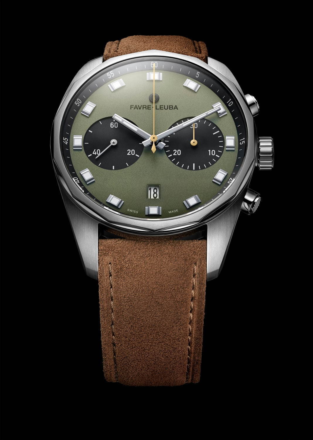 ファーブル・ルーバのアイコン腕時計に“ドレッシー”な新作、艶やか文字盤×スエードストラップ｜写真7