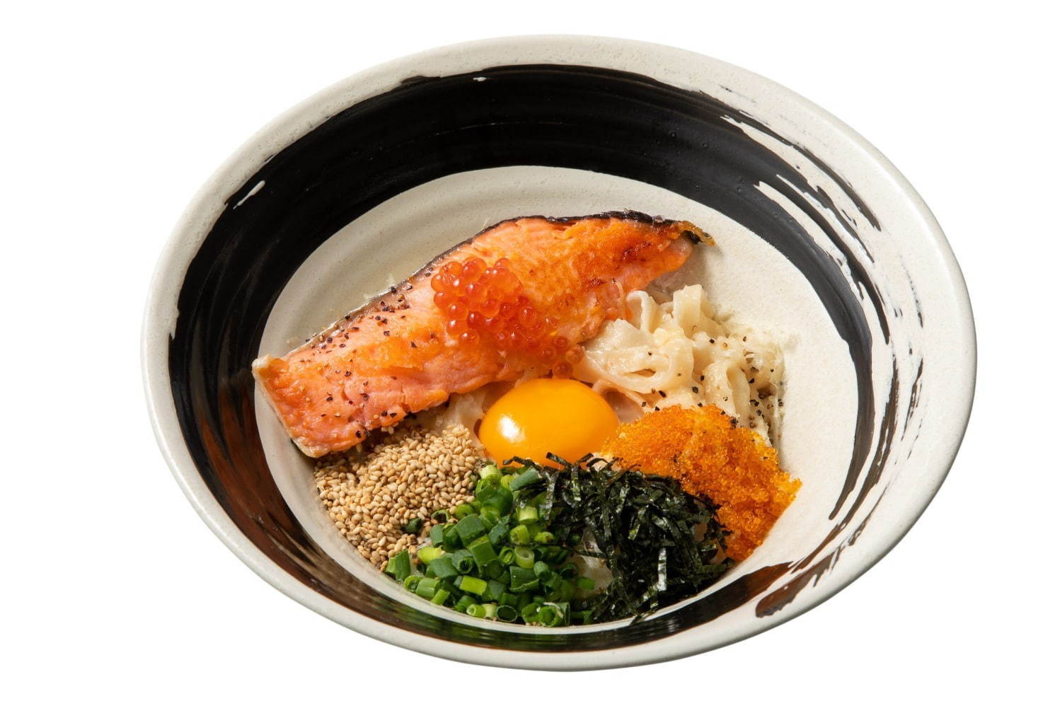 「鮭といくらのしょう油香るカルボナーラ」