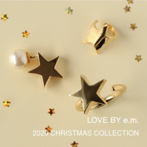 ラブ バイ イー・エム「The sounds of Dreams」
リング 7,000円～ / ピアス 6,000円 / イヤーカフ 4,000円 / ネックレス 8,000円～ / ブレスレット 8,000円